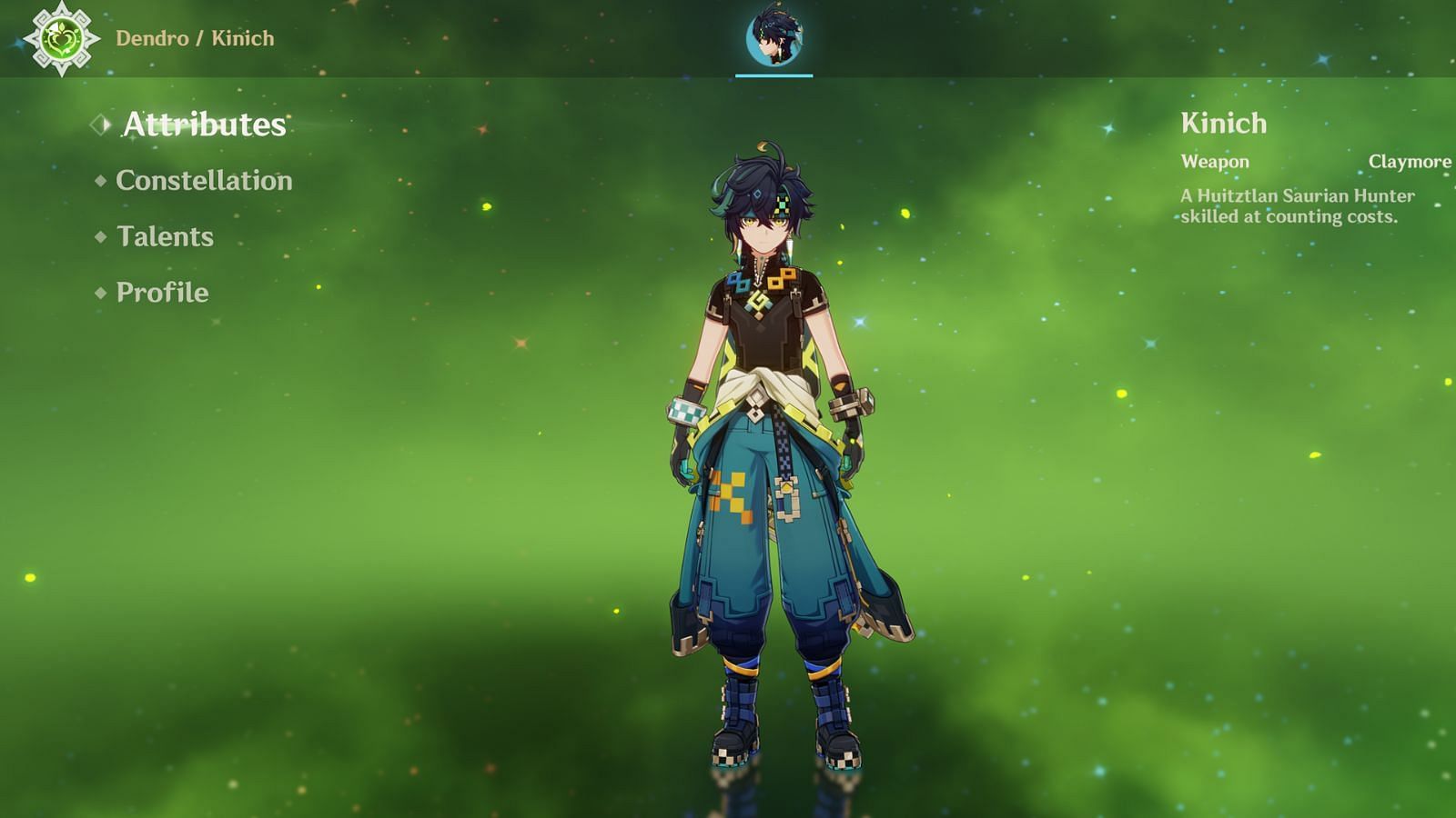 Kinich in-game (Image via HoYoverse)